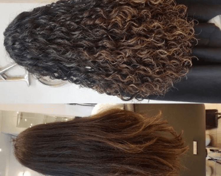Permanente capilar, cabello XL
