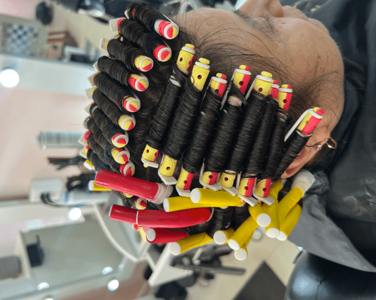 Permanente capilar, cabello M