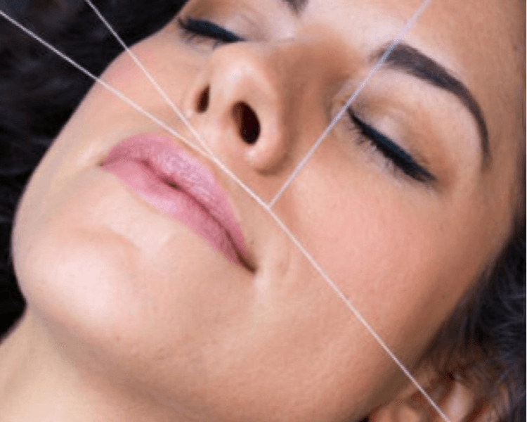 Depilación de Bozo con Hilos