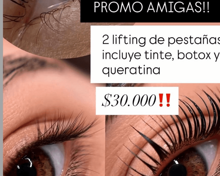Promo amigas lifting de pestañas ✨