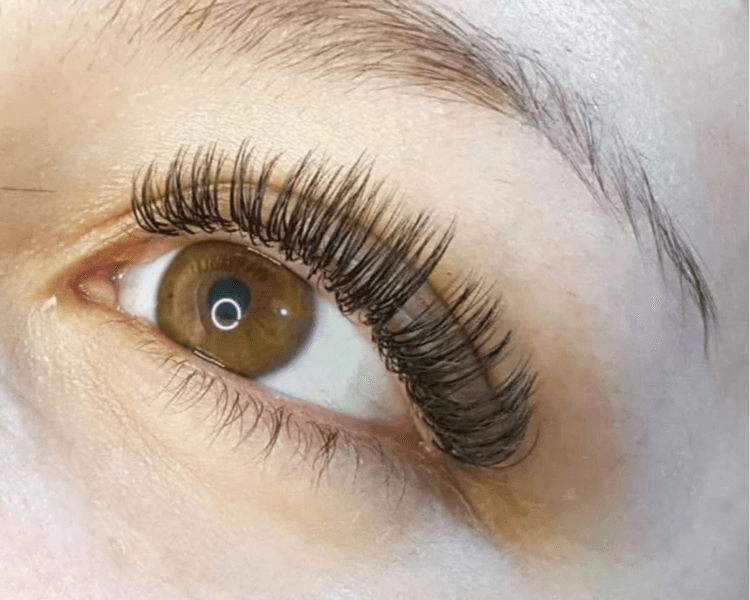 Pestañas efecto rímel