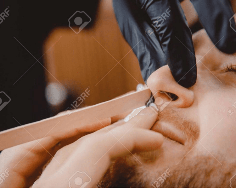 Depilación de nariz