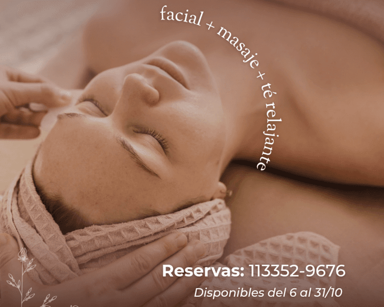 Limpieza facial profunda y masajes relajantes rostro