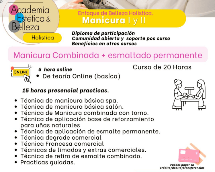 Curso manicura I y II