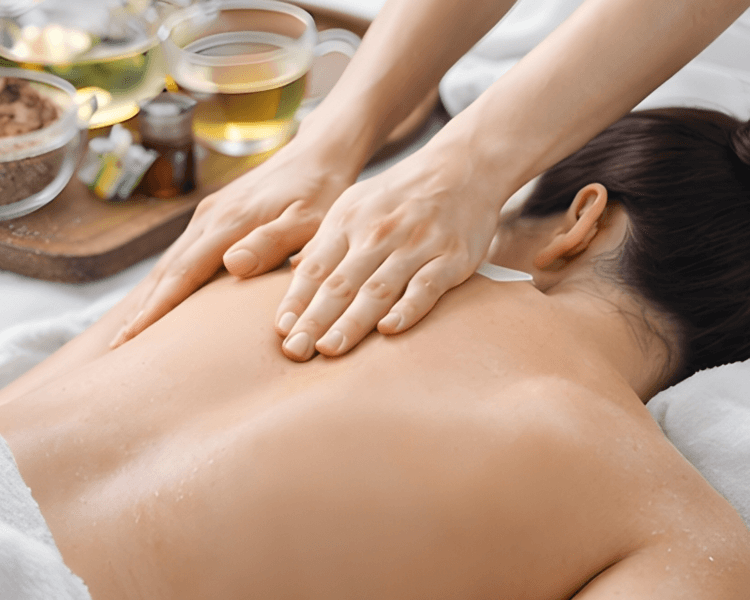 Masaje Lomi Lomi · aromaterapia · infusión 90min