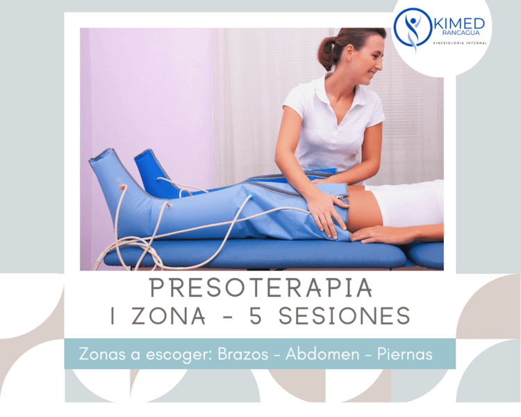 Pack Presoterapia 1 zona 5 sesiones