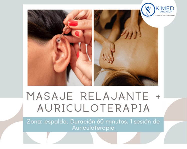 Masaje Mixto Espalda + Auriculoterapia Antiestrés – Relaja, Libera y Equilibra