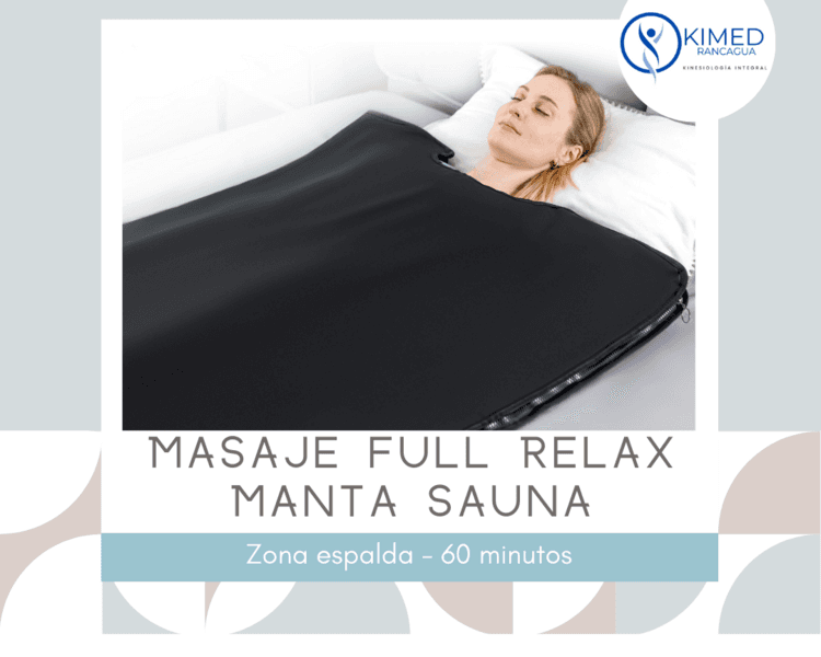 Masaje Full Relax de Espalda – Relajación Profunda con Manta Sauna