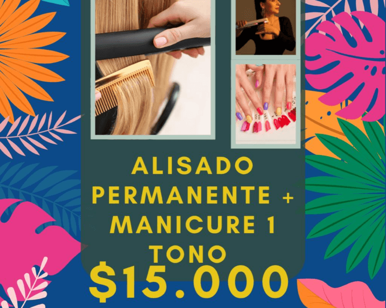 Promo verano - Alisado + Manicure 1 tono