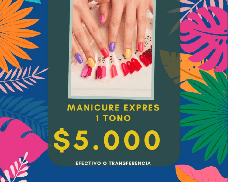 PROMO FLASH- Manicure express (EFECTIVO O TRANSFERENCIA)