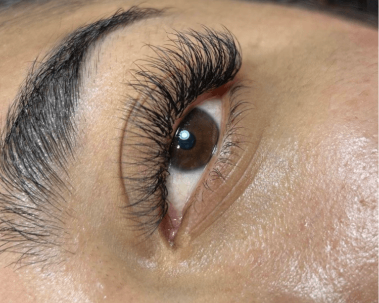 Pestañas pelo a pelo, efecto pestñina