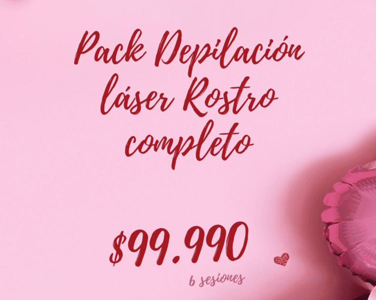 Pack Depilacion láser Rostro Completo - San Valentín 2026