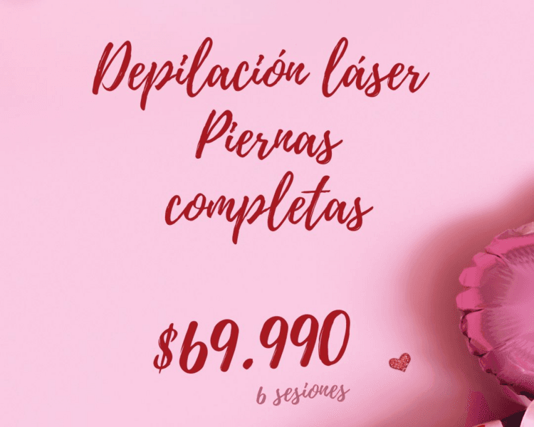 Pack Depilacion láser Piernas completas - San Valentín 2026