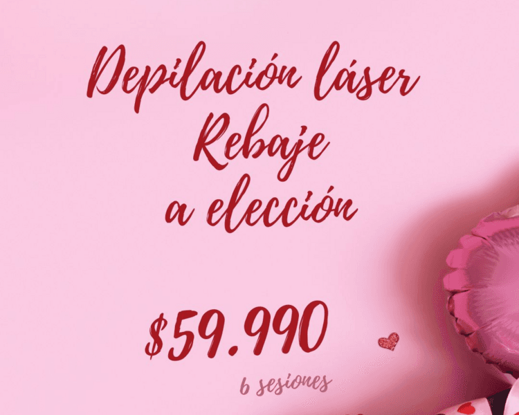 Pack Depilacion láser Rebaje a elección - San Valentín 2026
