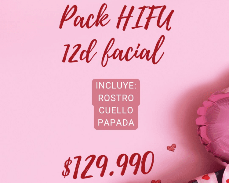 HIFU 12D Pack facial Rostro, cuello y papada - San Valentín 2026