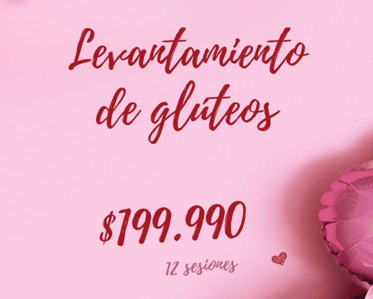 Levantamiento de glúteos 12 sesiones - San Valentín 2026
