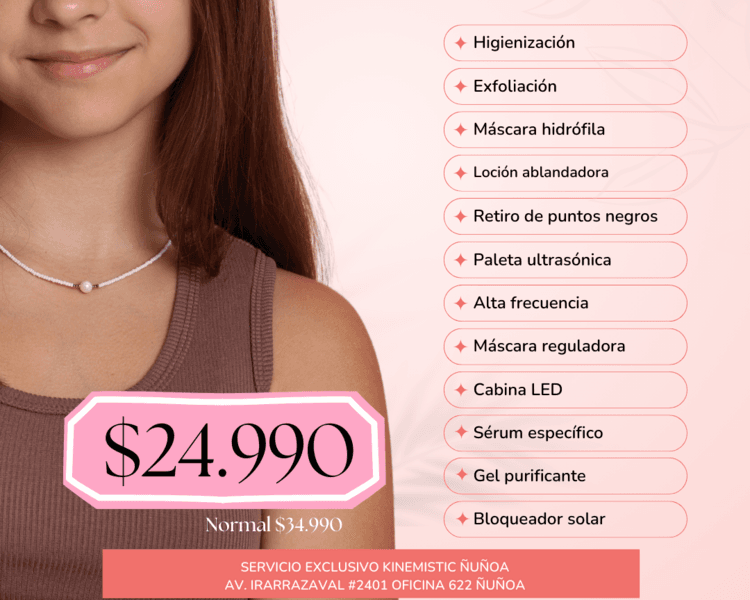 Limpieza facial para adolescentes