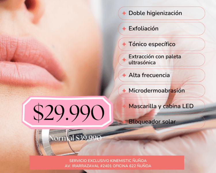 Limpieza facial con microdermoabrasión