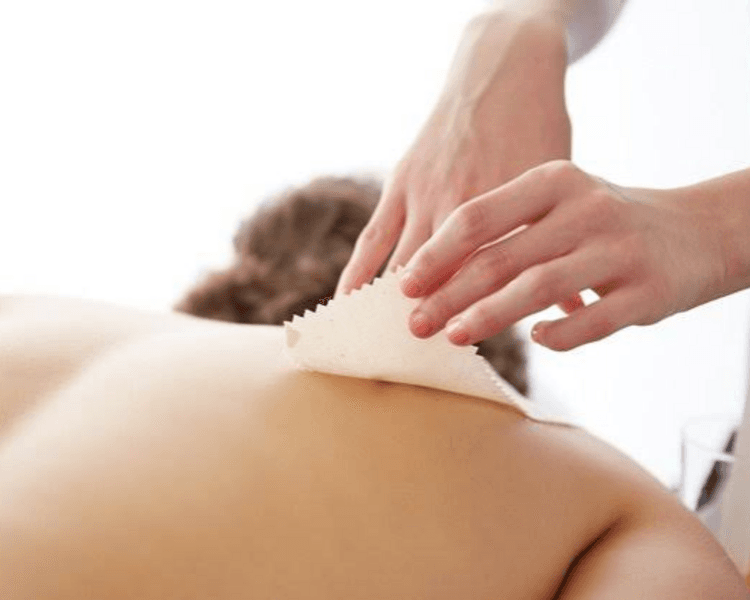 Espalda baja o alta mujer