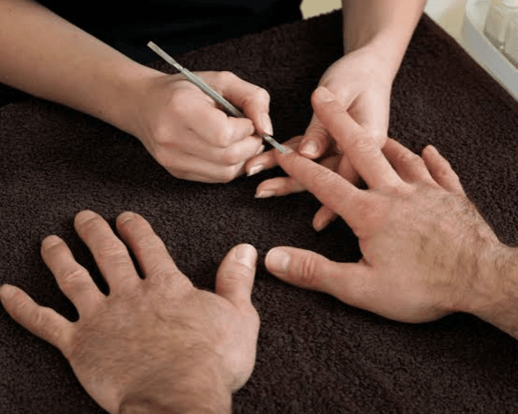 Manicure hombre