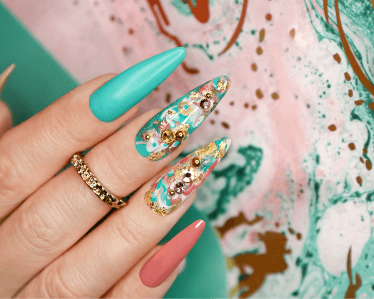 Uñas Esculturales con Diseño