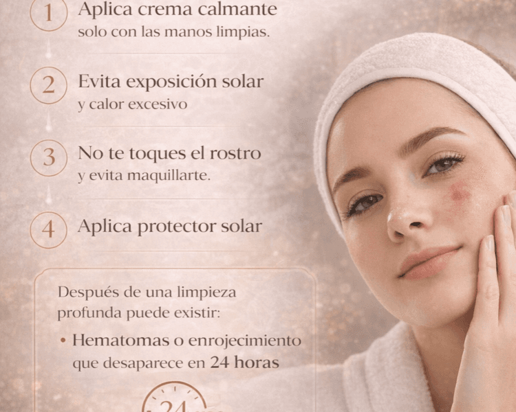 Limpieza facial profunda profesional
