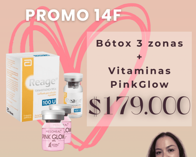 PROMO Botox 3 zonas + PinkGlow(1 sesión)