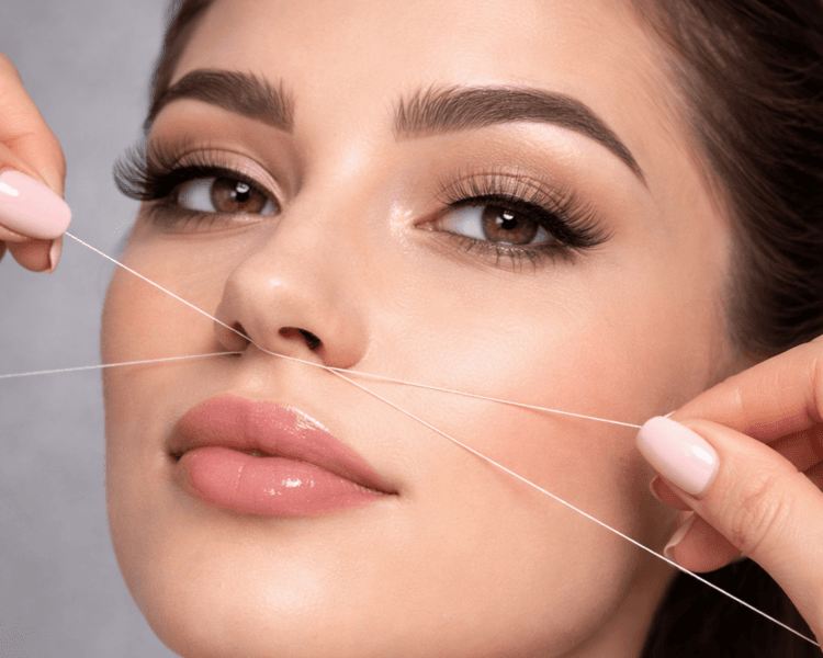 DEPILACIÓN FACIAL COMPLETA CON HILO