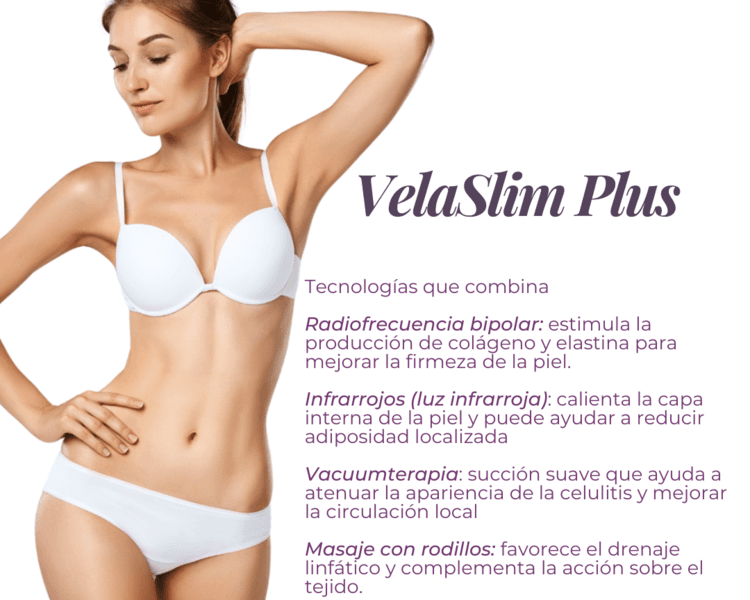 ⭐ VelaSlim Plus: Abdomen Cintura Flancos