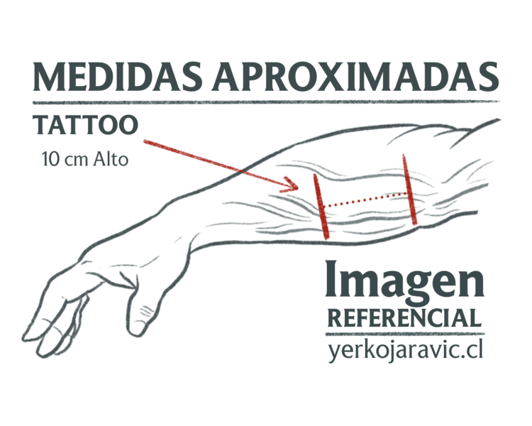 $60.000 TATTOO a domicilio (10 cm aprox)