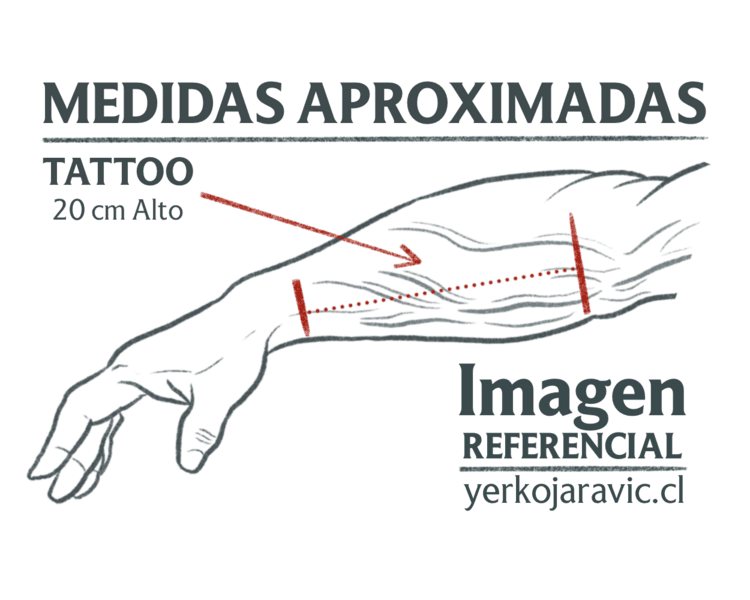 $120.000 TATTOO de 2 horas (20 cm aprox)