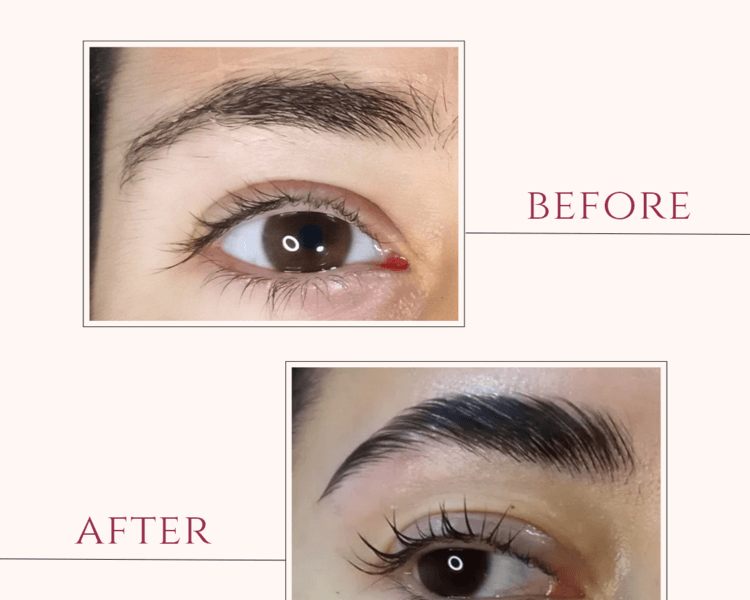 Laminación de Cejas + Perfilado con Hilo