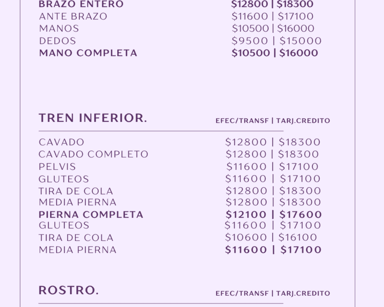 Depilación definitiva