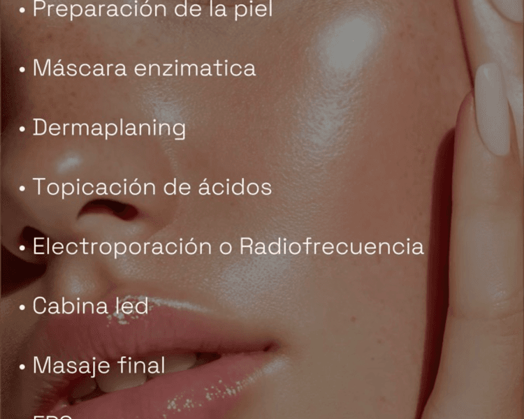 Dermaplaning + Peeling + Radiofrecuencia o Electroporacion (Marcela)
