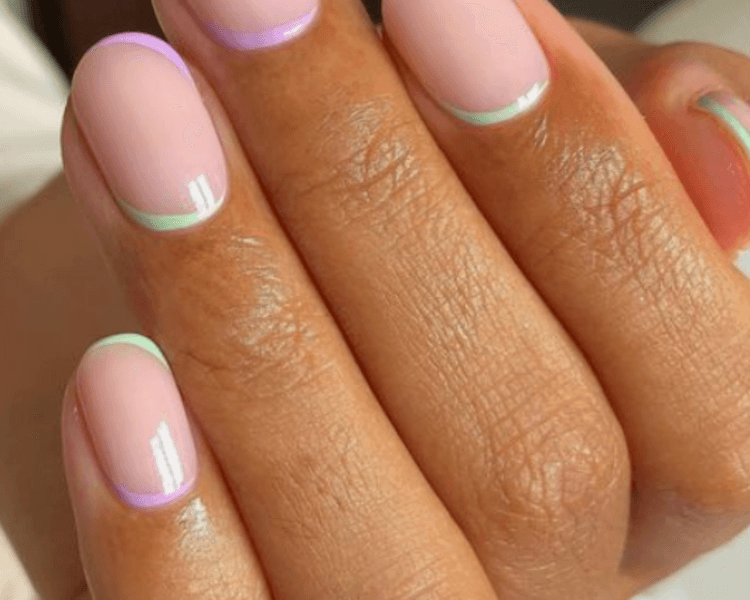 Manicure+ Rubber+ Gelish