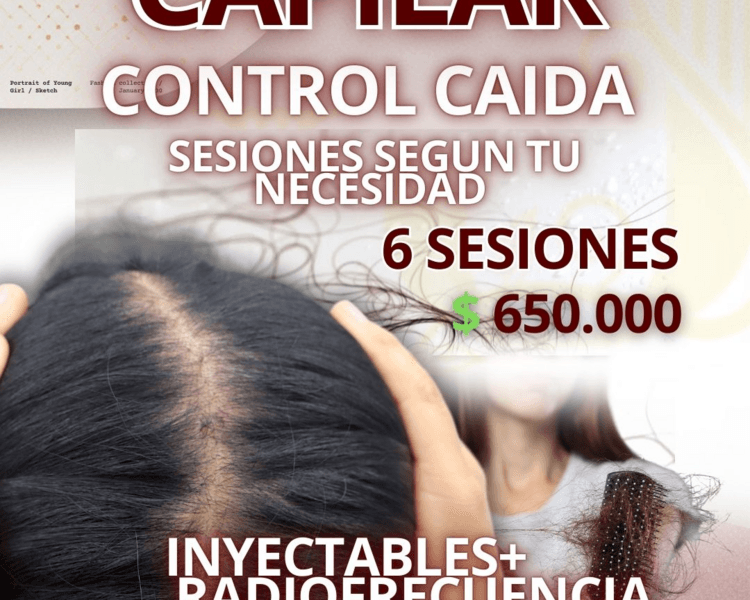 6 SESIONES TRATAMIENTO DE ALOPECIA(caída de cabello)