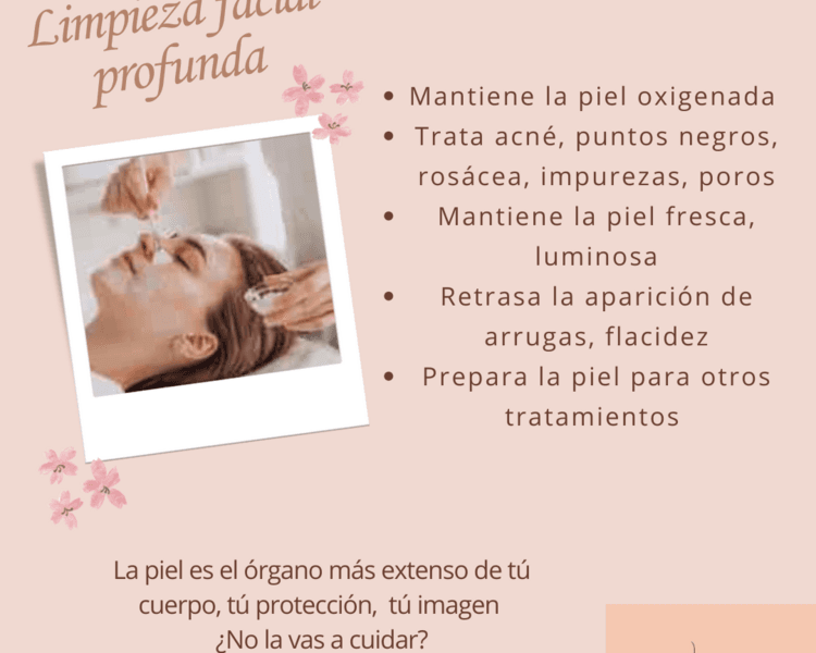 Limpieza facial profunda