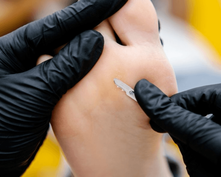 Pedicuria sin esmaltar