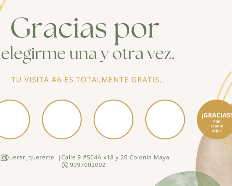 TARJETA LEALTAD FIDELIDAD