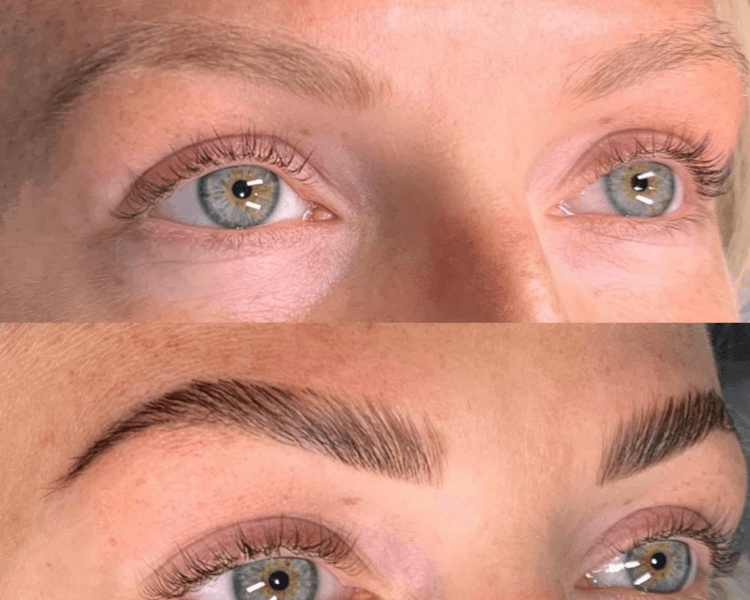 Laminado de cejas completo (Botox + Tintura)