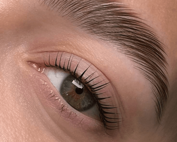 PERFILADO Y LAMINADO DE CEJAS + LIFTING DE PESTAÑAS CON TINTE (seña obligatoria de $30.000)