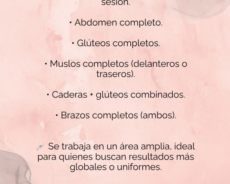 Inducción de colágeno ZONA GRANDE