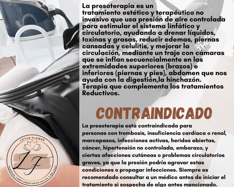 PRESOTERAPIA PIERNAS Y PIES