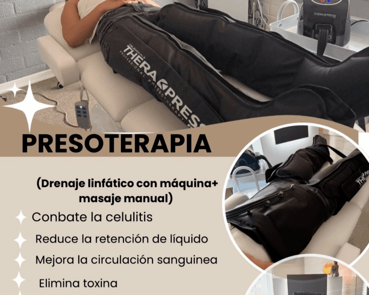 PRESOTERAPIA DRENAJE LINFATICO CUERPO COMPLETO