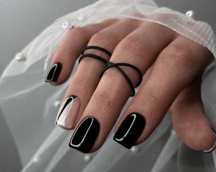 Deco de Dos uñas Simple