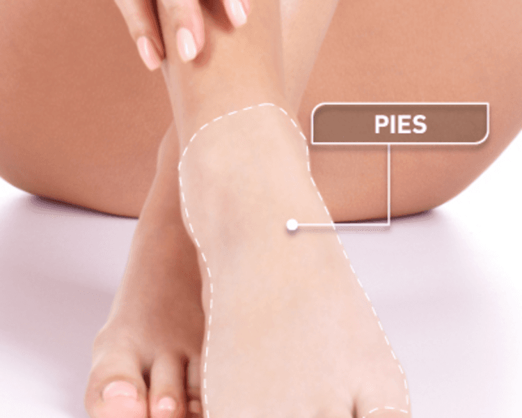 Pies - 6 Sesiones - Depilación Zona S