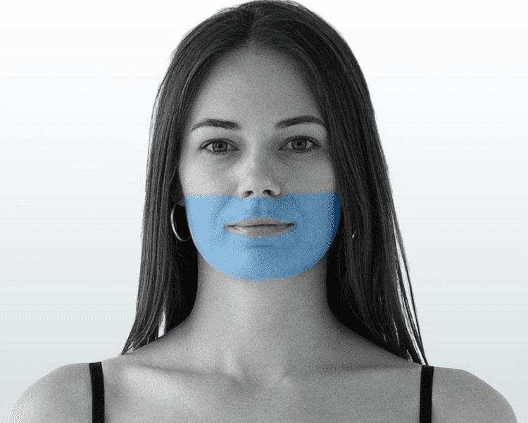 Media Cara - 6 Sesiones - Depilación Zona M