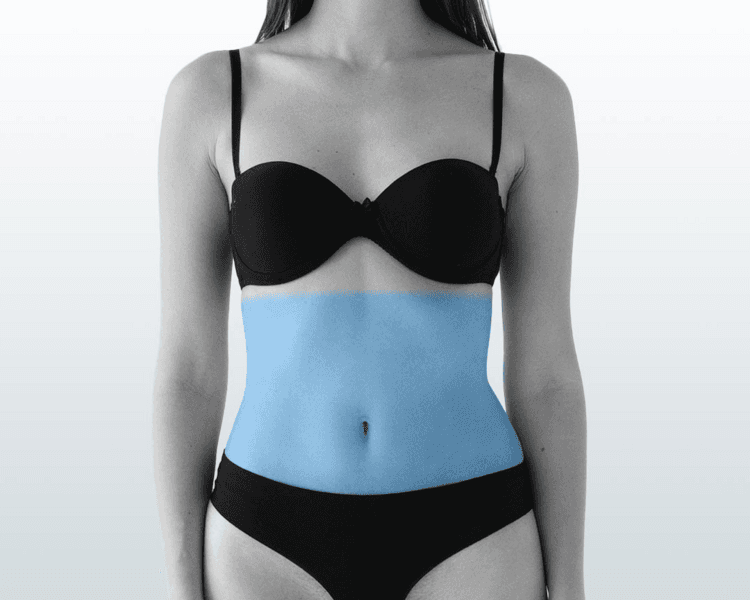 Abdomen - 6 Sesiones - Depilación Zona L