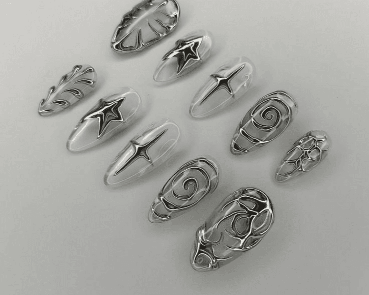 Press on con diseño