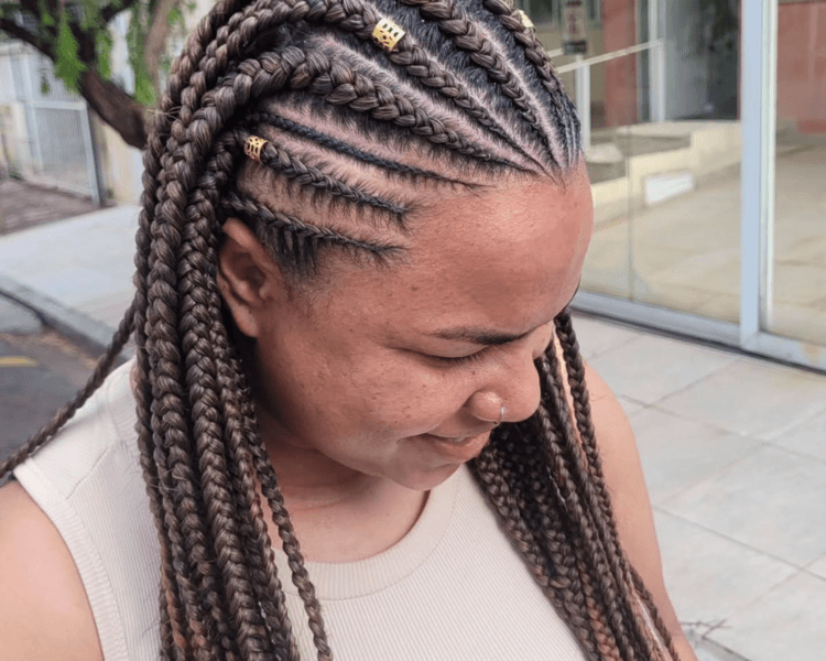 TRENZAS FULANI CON EXTENSIONES